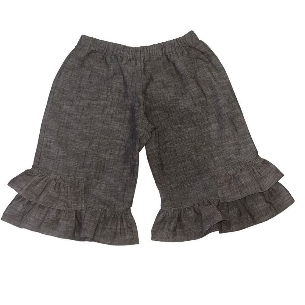 Matilda Jane Clothing MJ Hammond Bay Lindy Big Ruffles Girls sz 4 Cropped